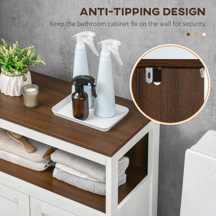 Meuble De Rangement, Meuble De Salle De Bain Multifonctionnel Pour